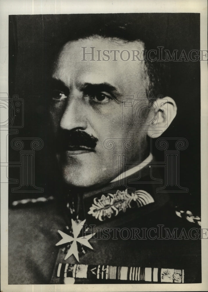 1940 Press Photo Gen Von Stulpnagel Named to Supervise French German Armistice- Historic Images