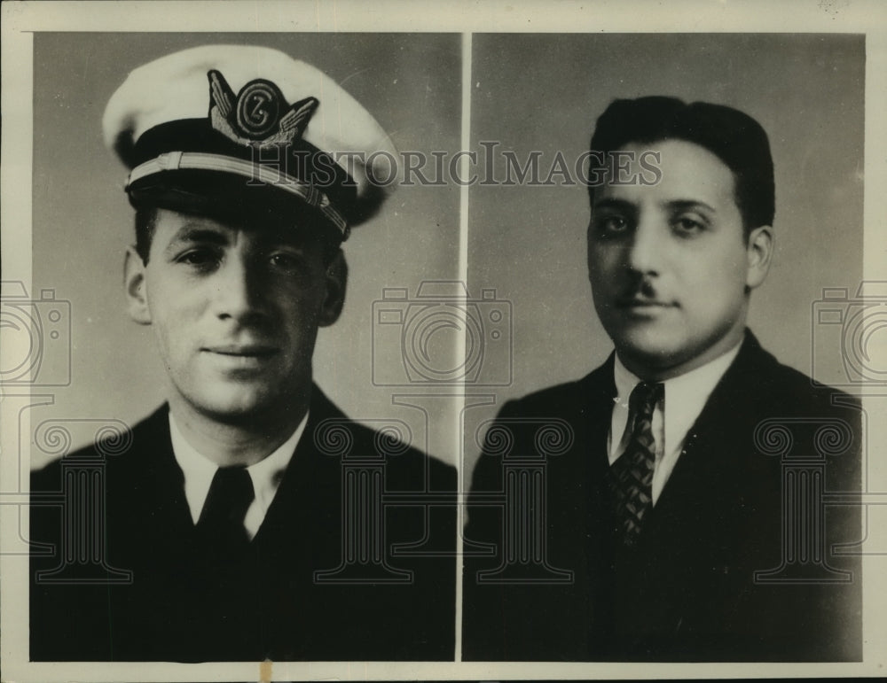1931 Press Photo John Rieker and L.P Furculow to fly in their first balloon race