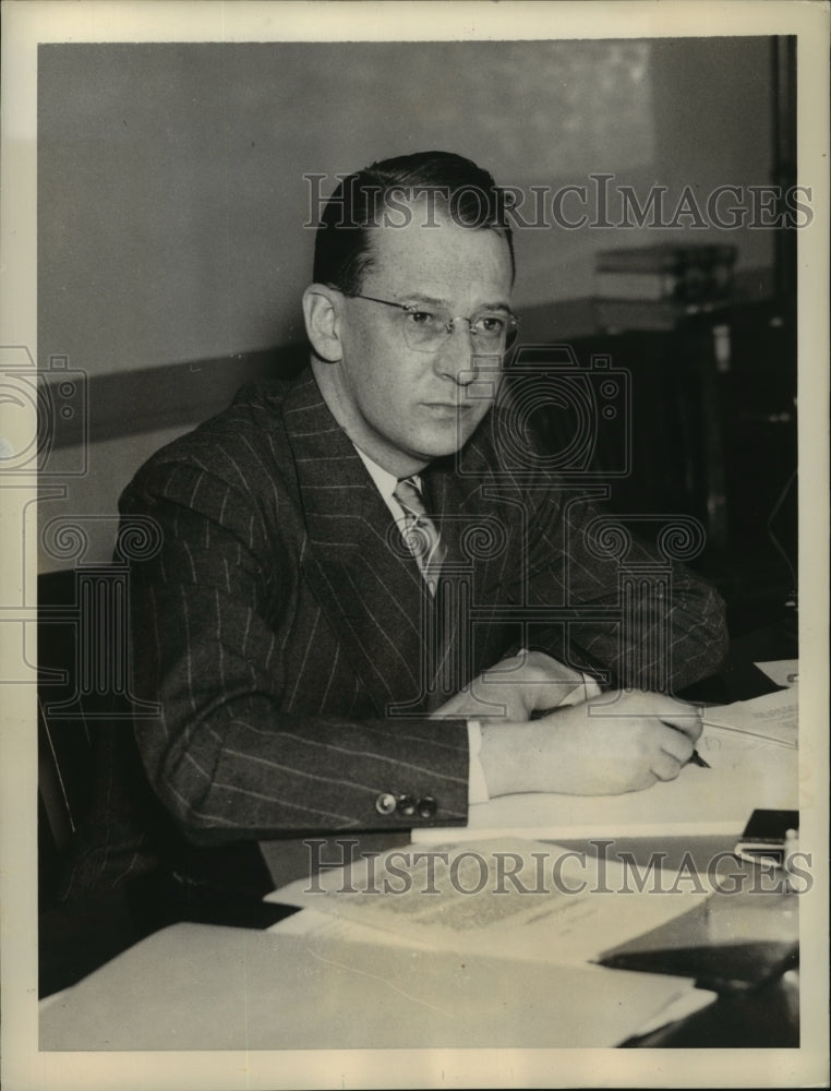 1937 Press Photo Gordon Dean Appointed Assistant to General Homer S Cummings