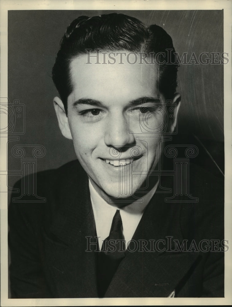 1935 Press Photo Bank Clerk Francis Lucas, Boyfriend of actress Joan Parker
