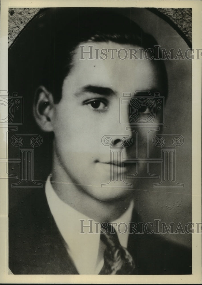 1937 Press Photo John Nyhoff is the object of a statewide search - sba12113