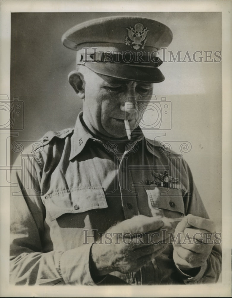 1943 Press Photo Brigadier General A.C. Strickland was named Garrison Commander