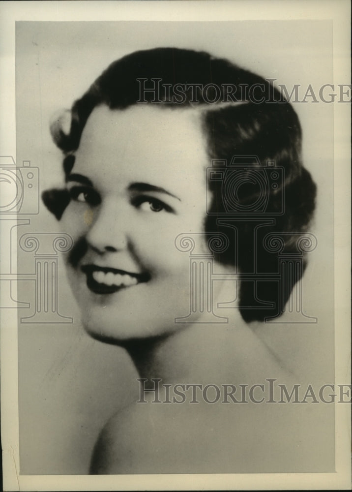 1936 Press Photo New Orleans Debutante Leiba Pipes married Judge Wayne G Borah