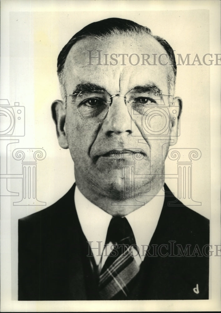 1938 Press Photo Thomas J. McBarron allegedly shot former wife Martha Baumann