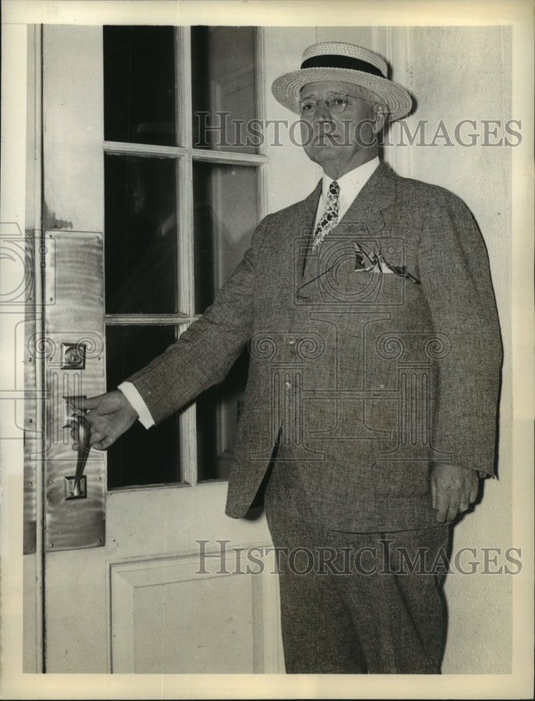 1938 Press Photo Alexander Whitney-Railways Workers head visits the White House