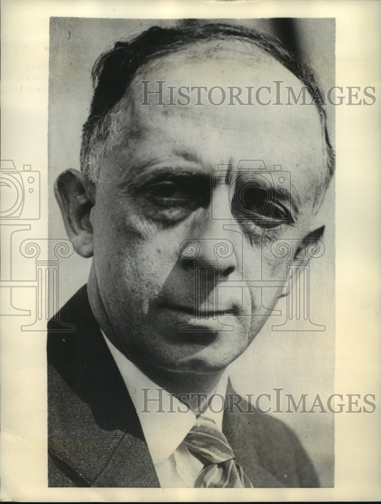 1936 Press Photo Franck R Havenner president San Francisco Board of supervisors