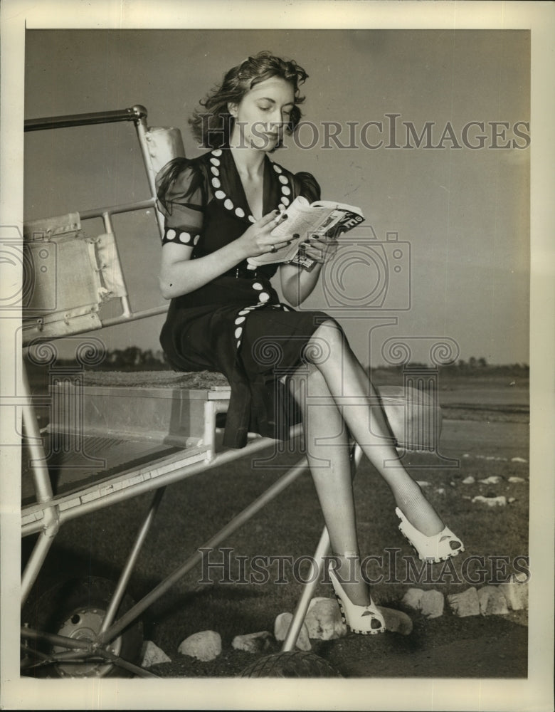 1941 Press Photo Evalyn W. McLean announces wedding plans with Robert Reynolds