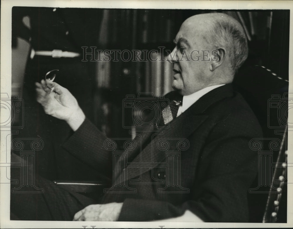1937 Press Photo Chairman of House Judiciary Committee Rep.Hatton W.Sumners