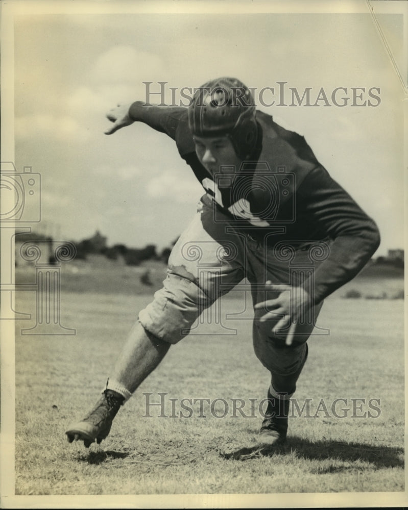 Press Photo Forrest Kline, TCU Football guard - sba15054- Historic Images