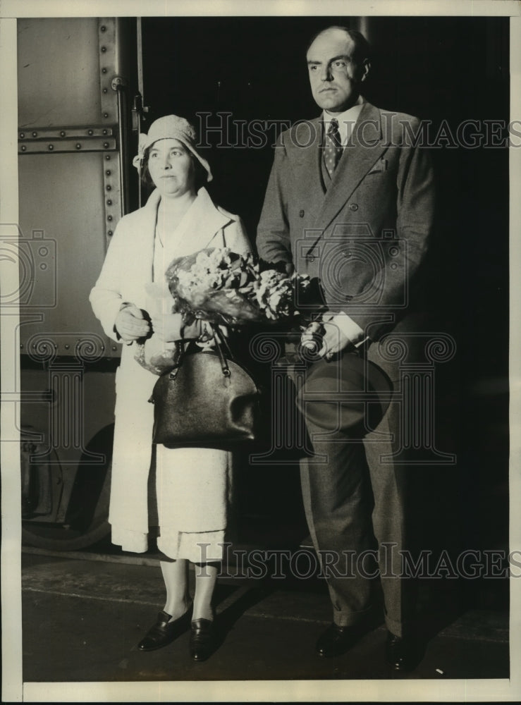 1931 Press Photo Sir John CW Reith &amp; Lady Reith guests at Union League Club- Historic Images