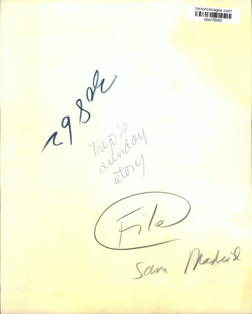 Press Photo A portrait of Sam Madrid Jr. - sba15942