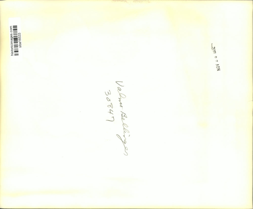 1972 Press Photo Mr Valmo Bellinger of Texas delegation at a microphone