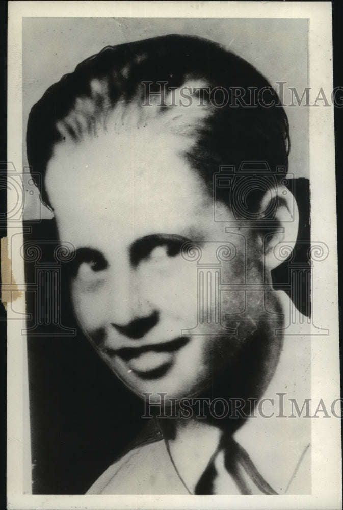 1938 Press Photo Marion Dale Nobitt Alpine Texas Cliff Victim - sba16981