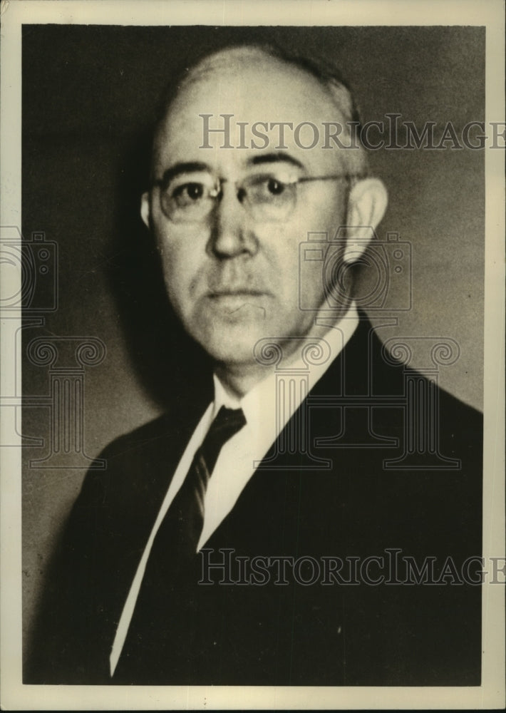 1938 Press Photo Dallas Knapp, Attorney & Dean of Kansas State Senate
