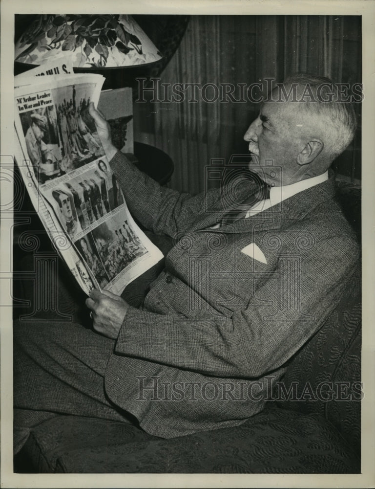 1948 Press Photo Retired Maj Gen David Prescott Barrows, Ex-President of U of CA