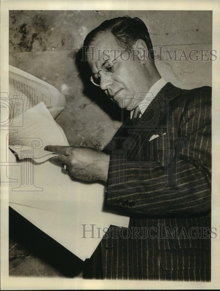 1941 Press Photo I.A. Capizzi Attorney for the Ford Motor Company - sba17728