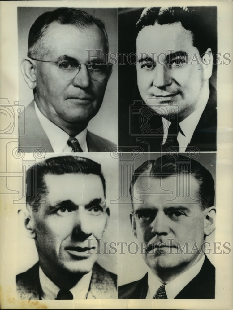 Press Photo Gov candidates F Sorrell, CK Anderson, J Shaw and L Chinnell- Historic Images