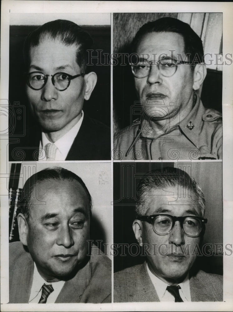 1957 Press Photo People that will participate in the William Girard's Trial