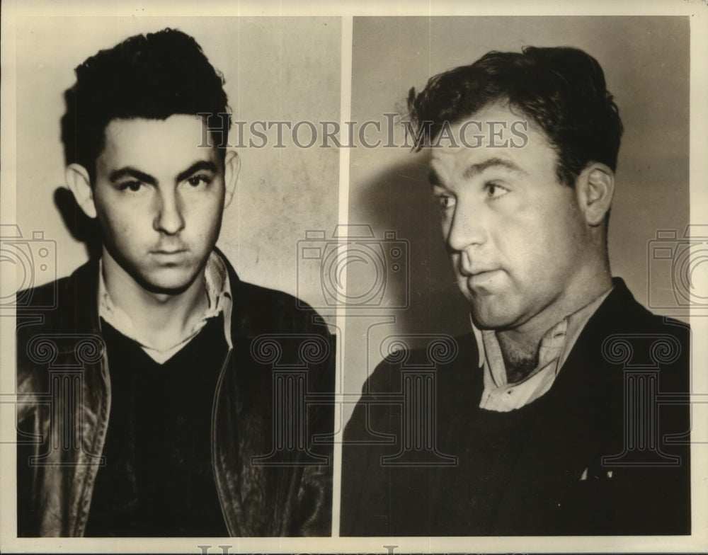 1938 Press Photo Ex-convicts held as suspects in Mrs. Frome and daughter murders