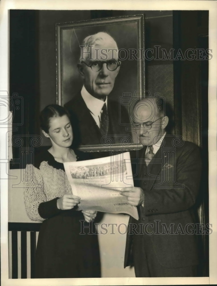 1935 Press Photo Walter P Warmbold manager of Townsend National Legion HQ