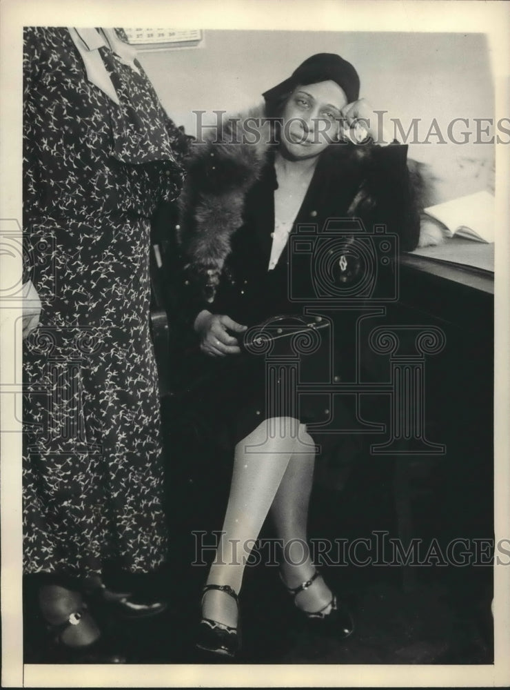 1931 Press Photo Mrs. Ann Conlon being tried for the shooting of her husband