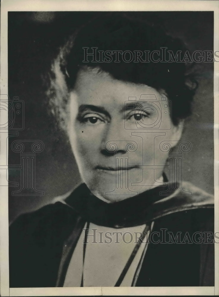 1929 Press Photo Mary E. Woolley is The President Of The Golden Rule Foundation
