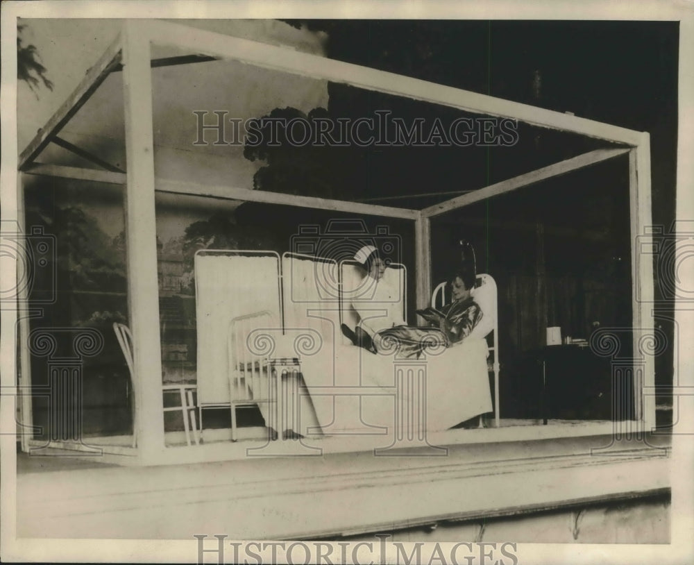 1926 Press Photo Mrs. Russell Scott, murdere&#39;s wife halted for her fasting- Historic Images