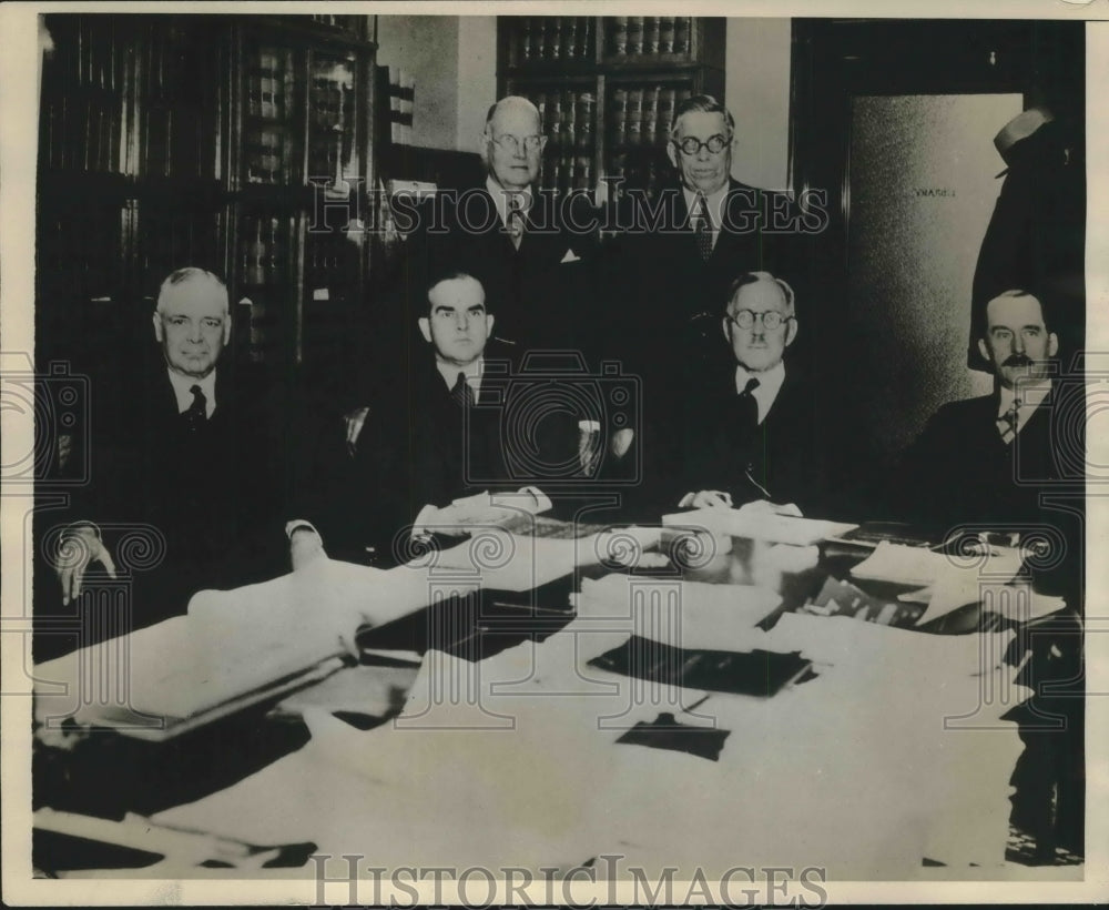 1931 Press Photo Federal Works Committee members named by President Hoover
