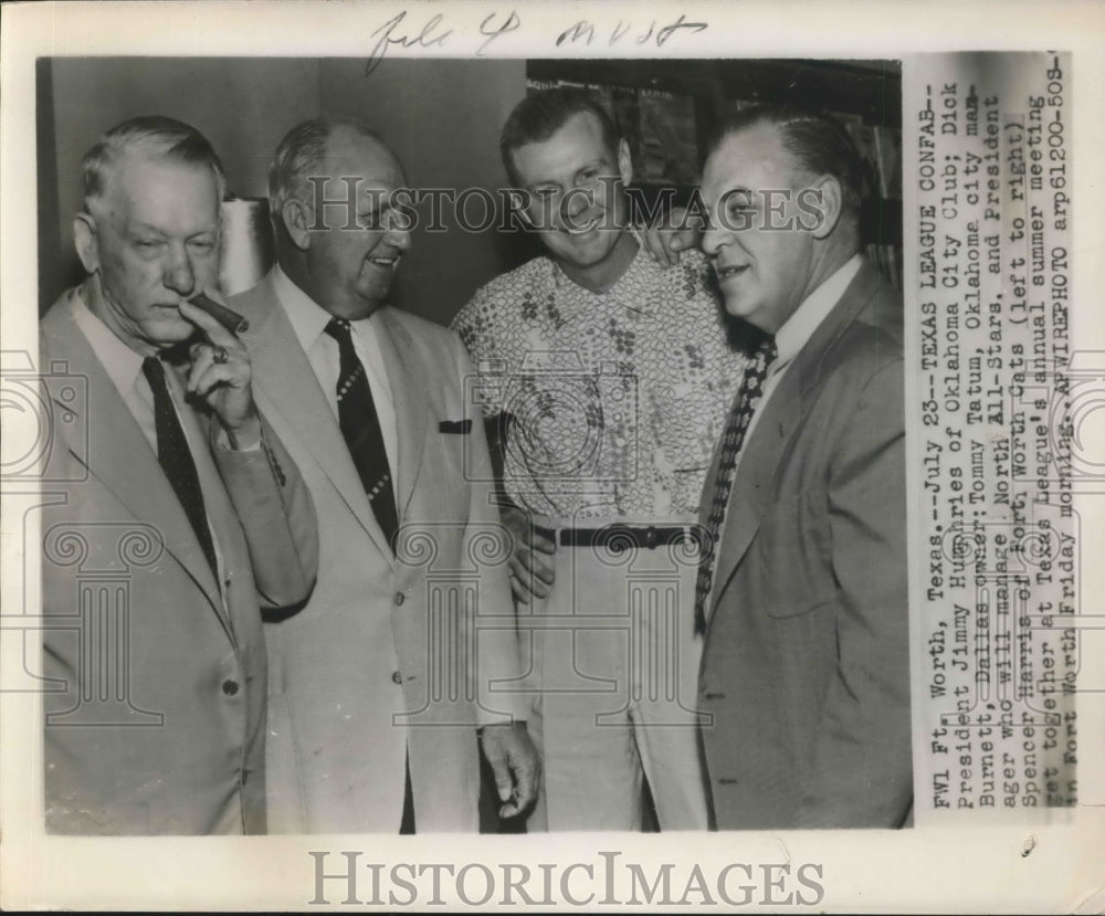 Press Photo Participants at the Texas League's Annual Conference in Fort Worth