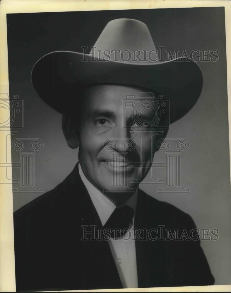 Press Photo Excellent study of Charlie Walker - sba20997