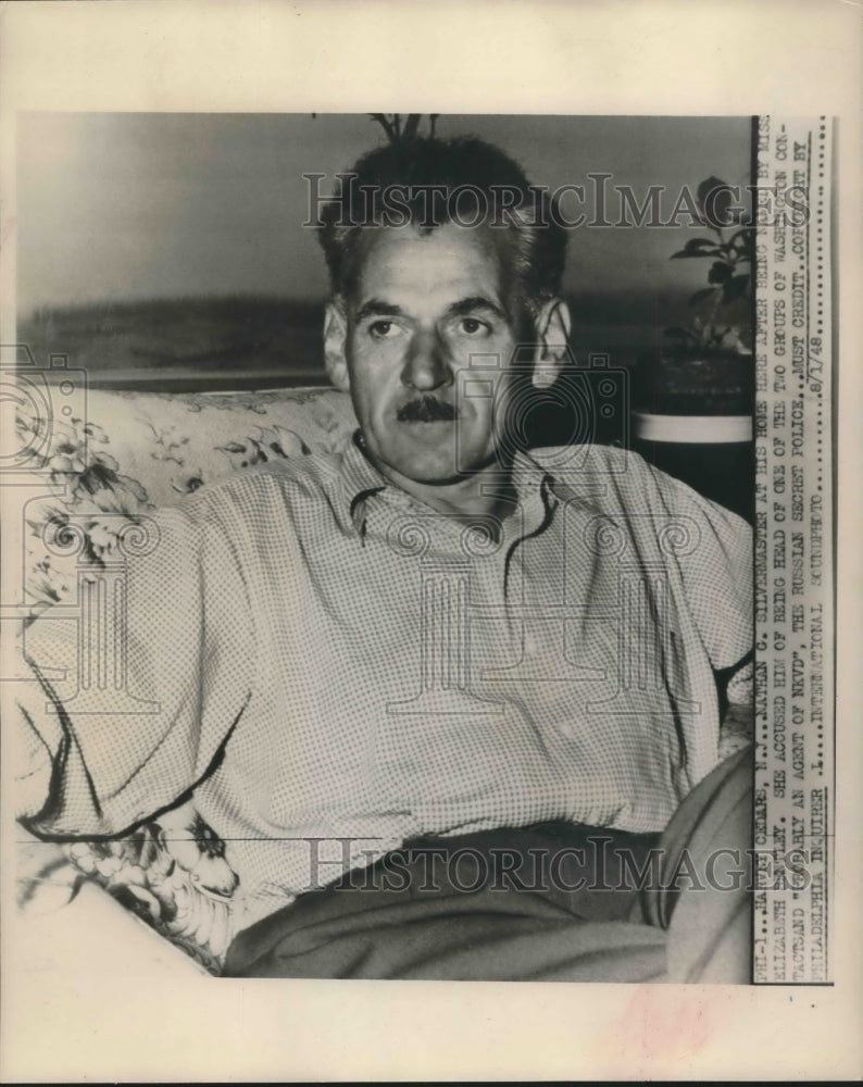 1948 Press Photo Nathan Silvermaster accused of being NKVD agent - sba21499