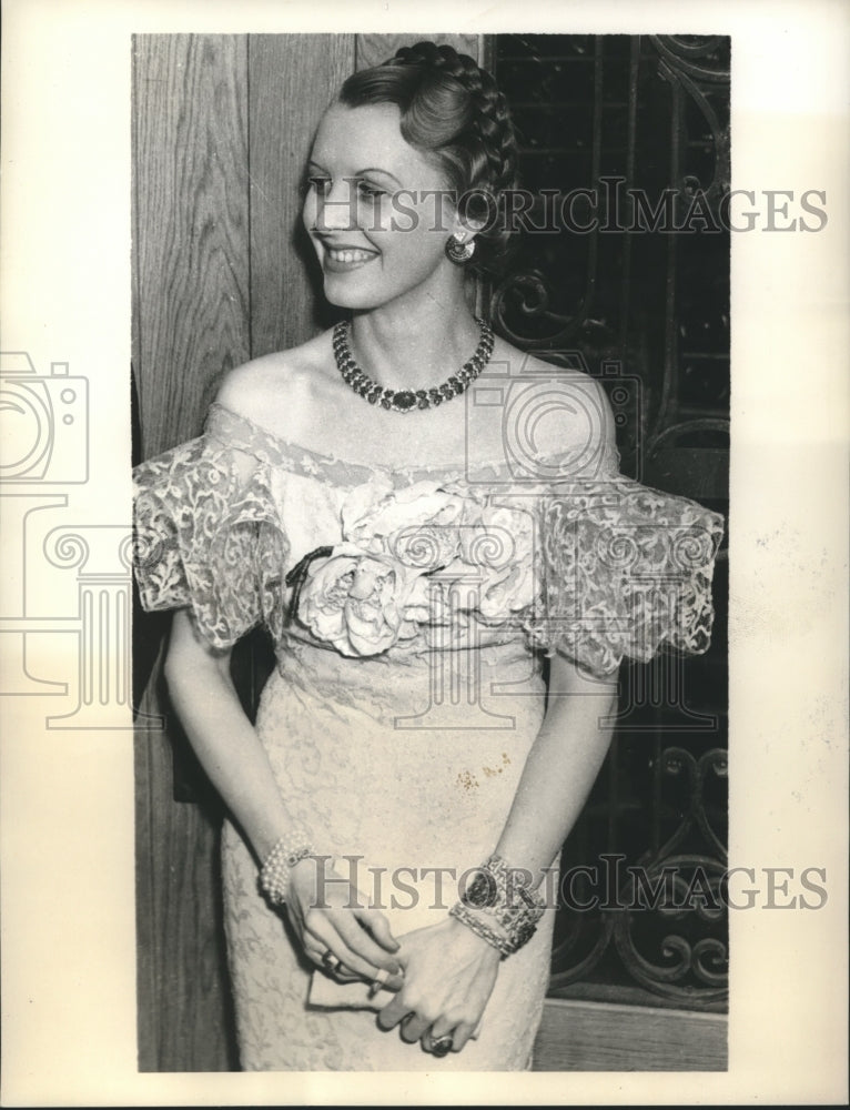 1938 Press Photo Sandra Rambeau After Recent Stories Regarding Prince George