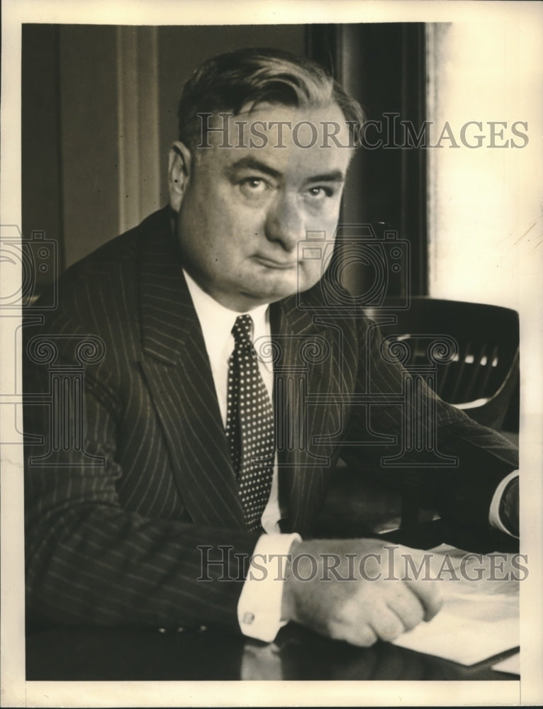 1938 Press Photo Recent photo of Assistant US Attorney Joseph S Keenan