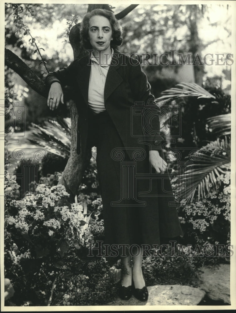 1935 Press Photo Princess Katherine of Greece visits Hollywood - sba23216