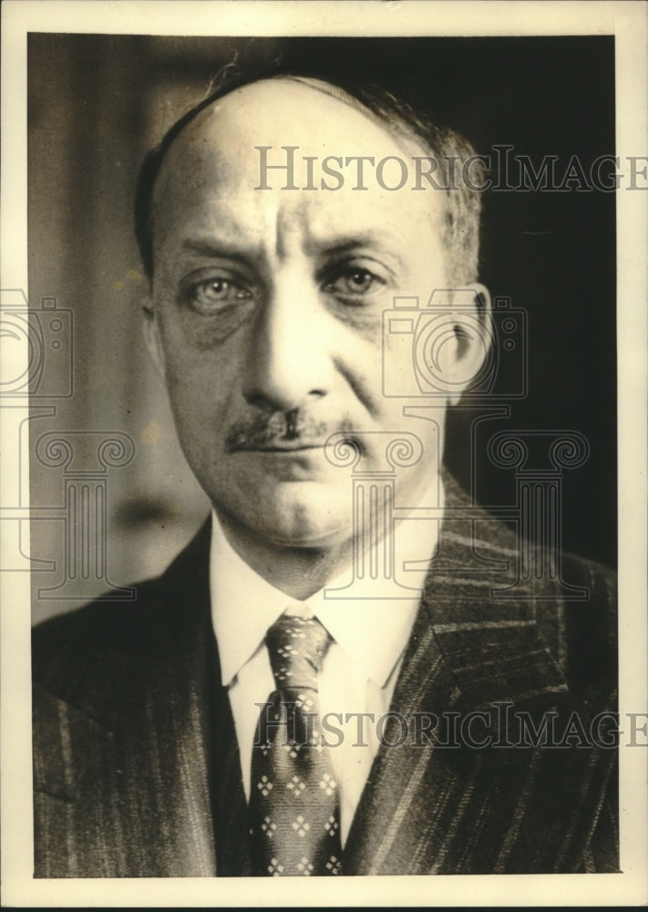 1937 Press Photo Georges Bonnet Minister of French cabinets now ambassador to US