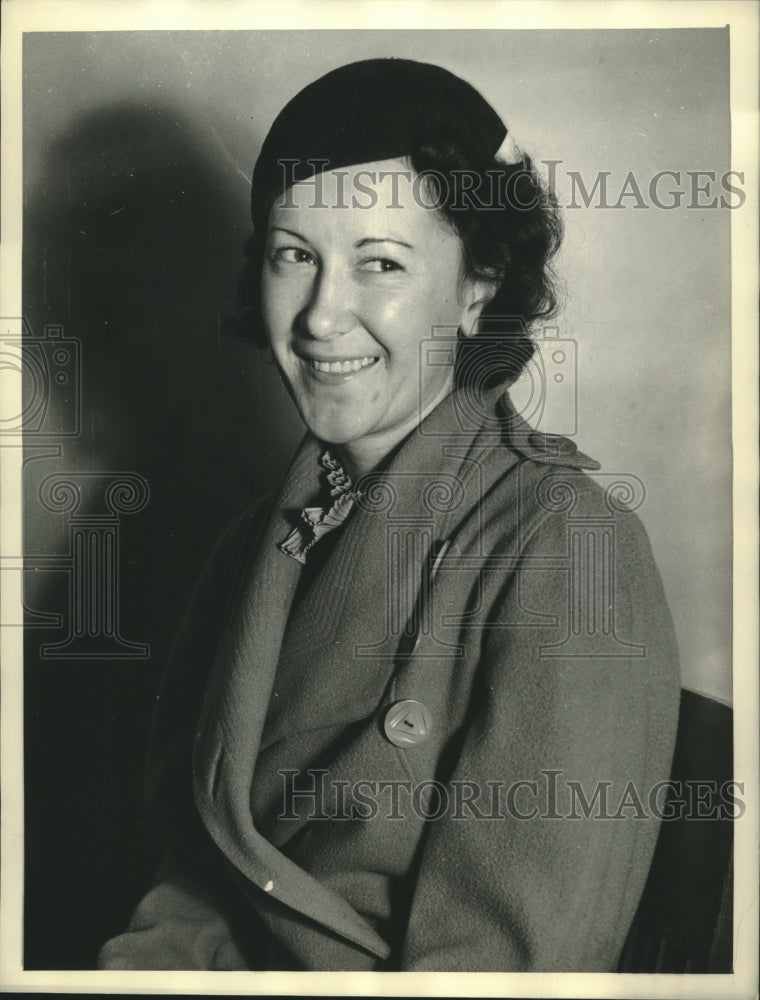 1934 Press Photo Mona Gallighen made the mysterious phone call to Gettle estate