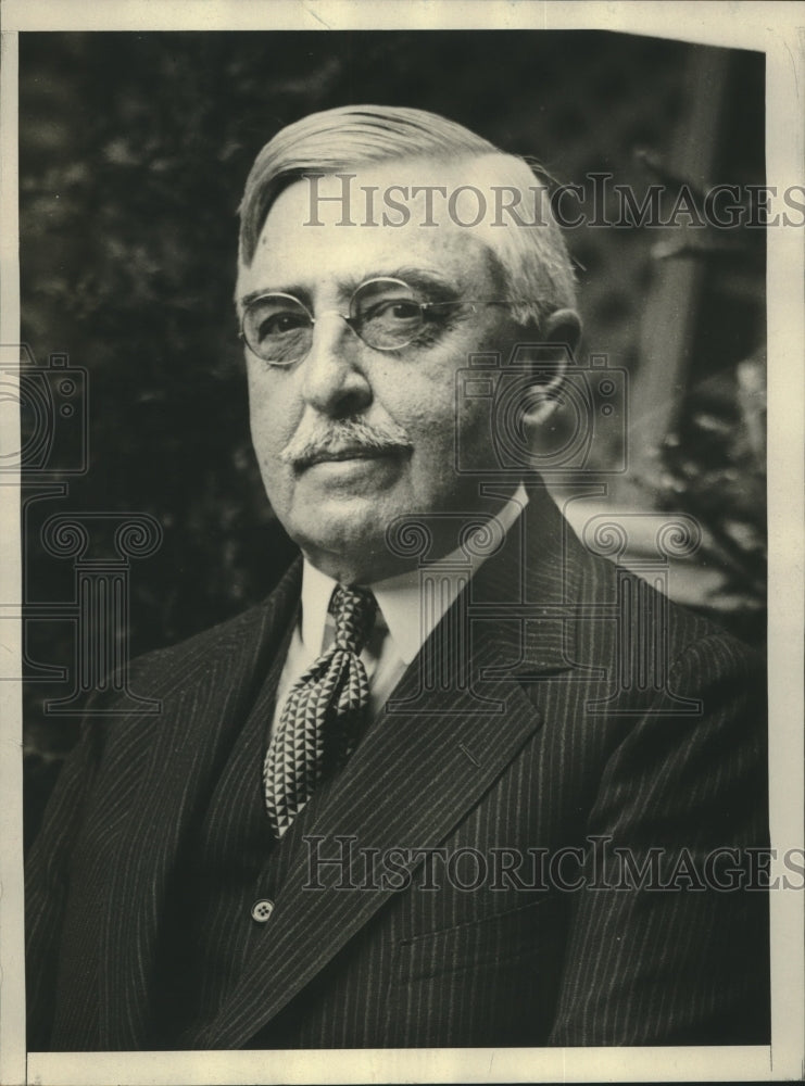 1930 Press Photo William Butler announces candidacy for Senate Nomination