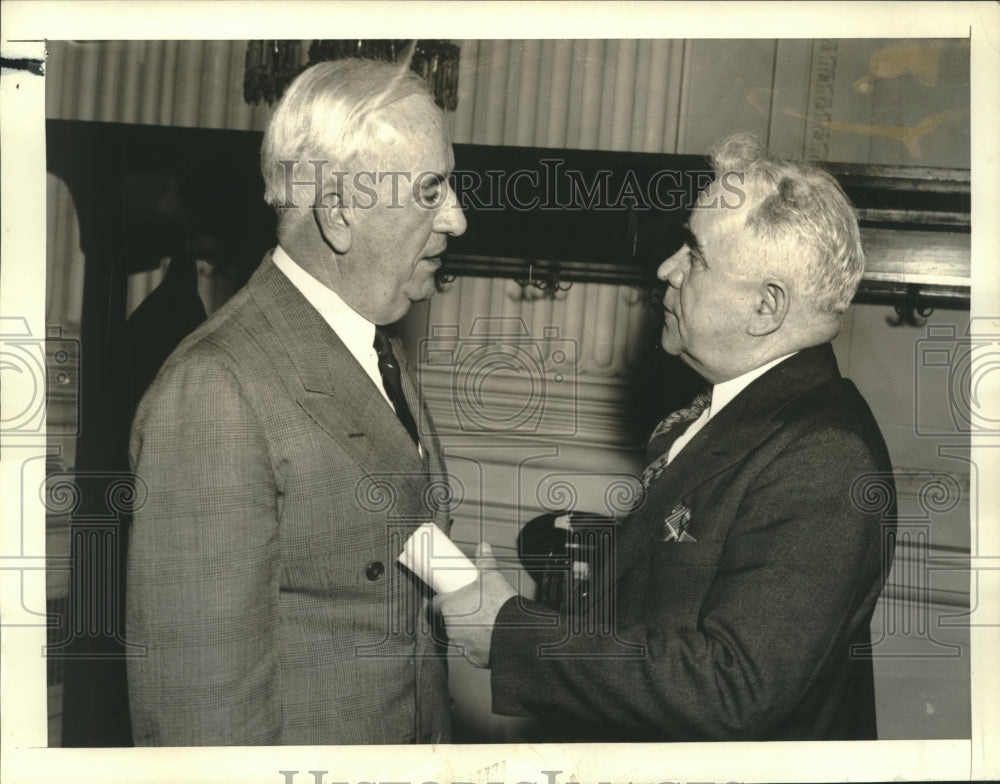 1939 Press Photo Rep. John Dempsey and Rep.Noah M. Mason - sba24286