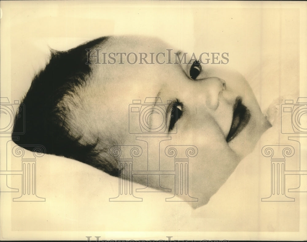 1934 Press Photo Marilyn Yvonne Miller, Winner Of America&#39;s Prettiest Baby- Historic Images