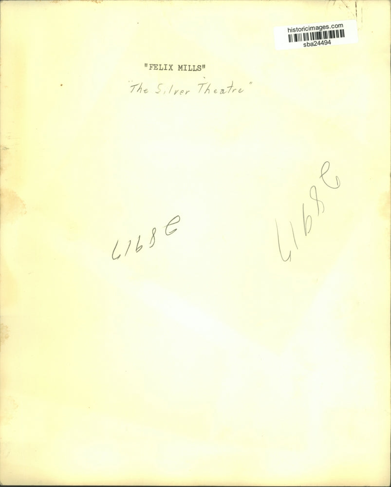 Press Photo Felix Mills in The Silver Theatre - sba24494