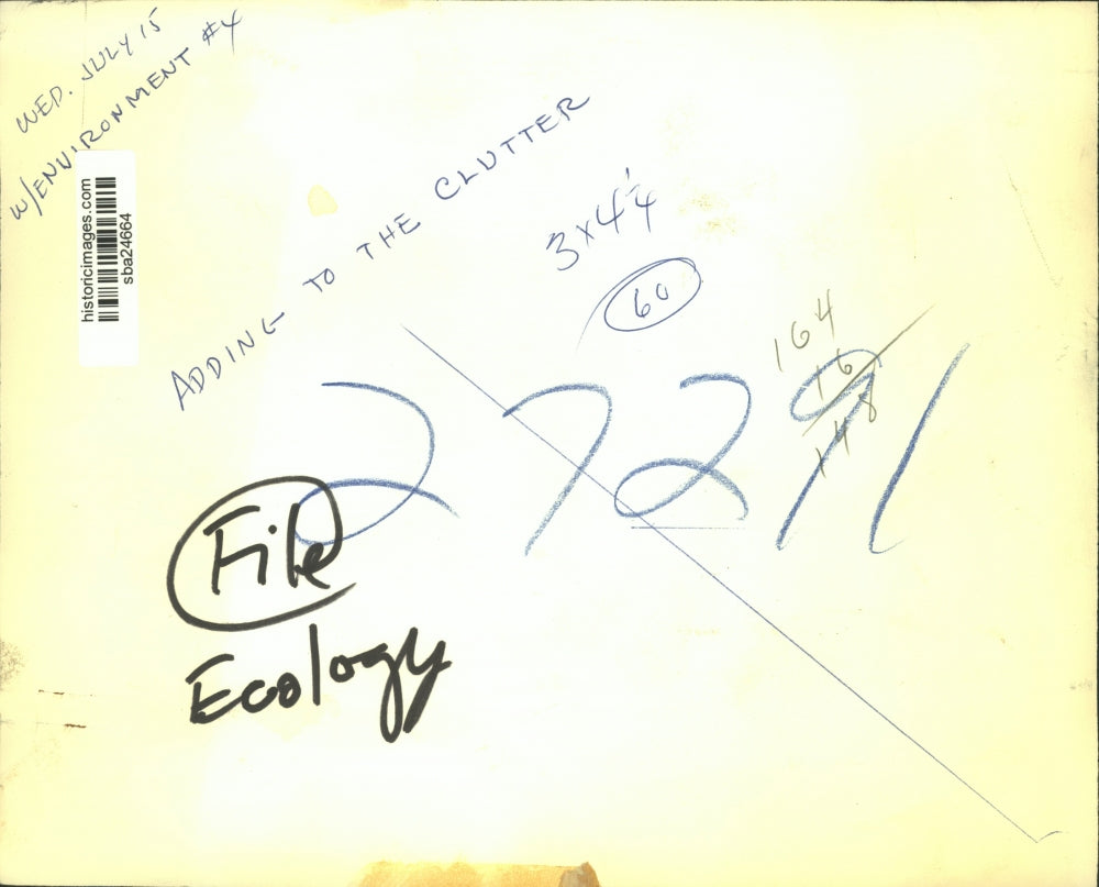 Press Photo Ecology-Damaged car adding to the clutter - sba24664