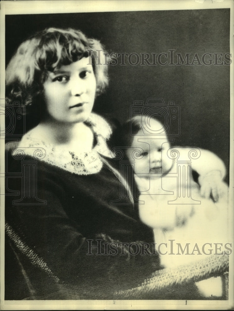 1935 Press Photo Jane Emerson seeks custody of her children with Walter Emerson