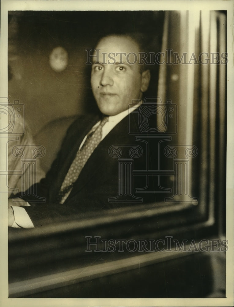 1936 Press Photo John Fiorenza arrested in the slaying of Nancy Titterton