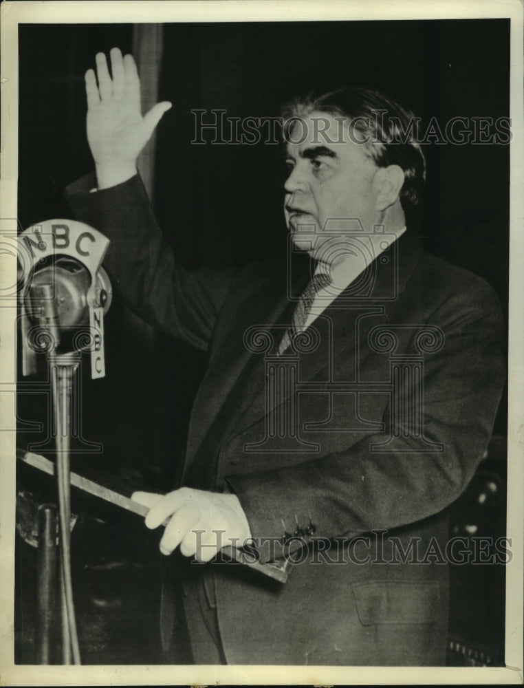 1940 Press Photo John Lewis endorses Republican nominee Wendell Willkie- Historic Images