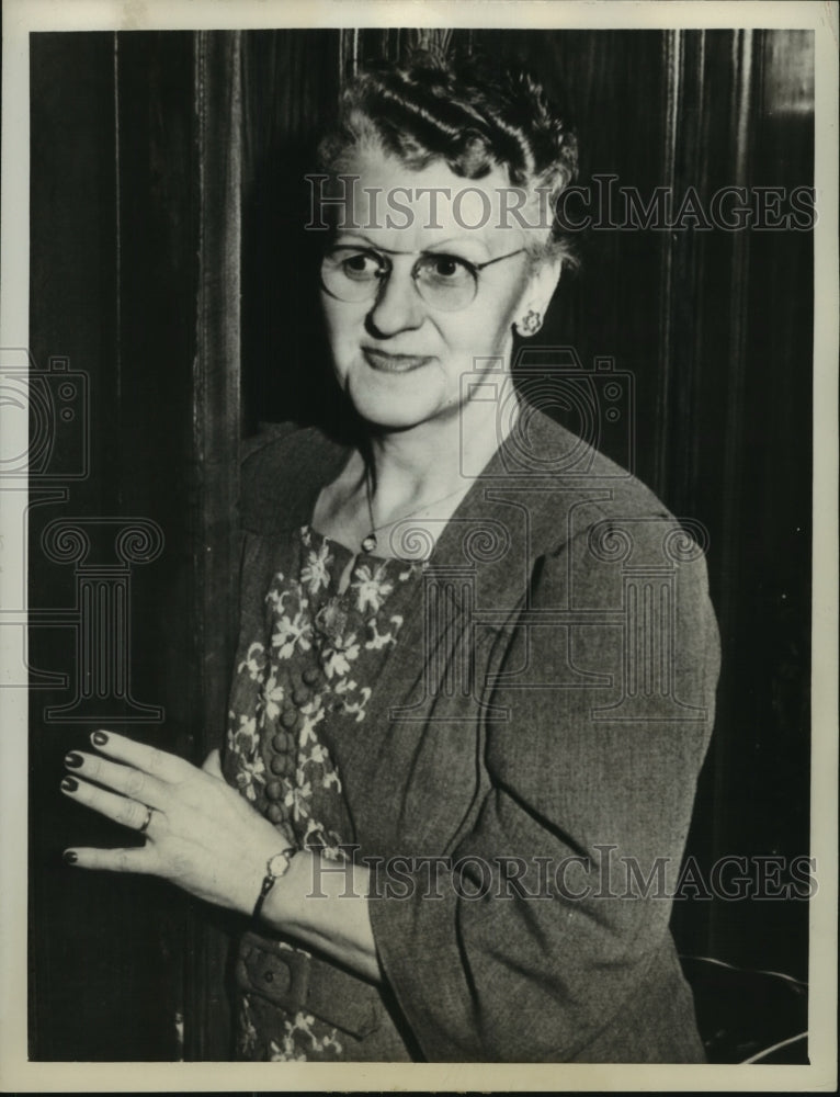 1945 Press Photo Mrs. Marion Sherry-mother of William who will marry Bette Davis