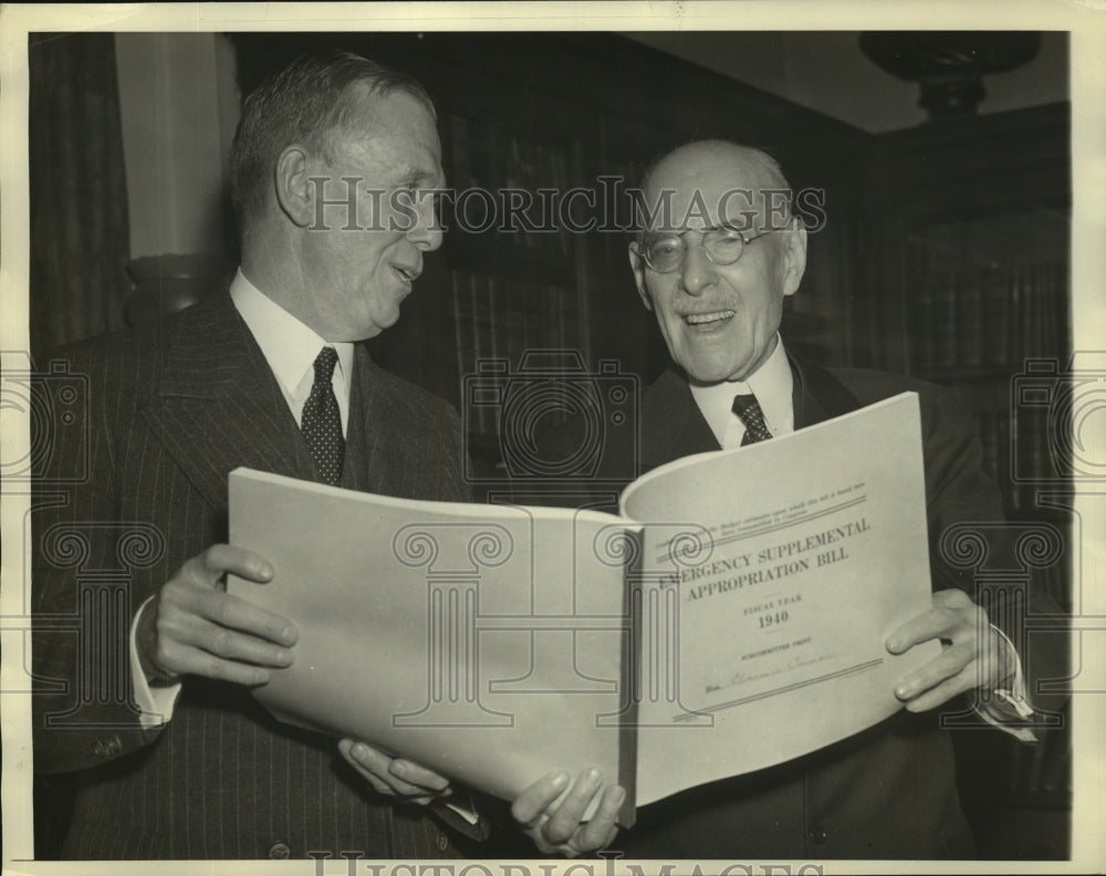 1939 Press Photo Army Chief Gen. George C.Marshall with Rep Edward T.Taylor- Historic Images