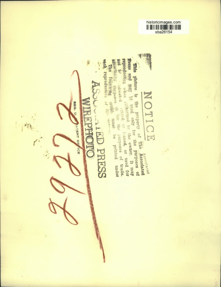 1946 Press Photo Walter Pope Binns Looks Over Diploma He Will Present to Truman