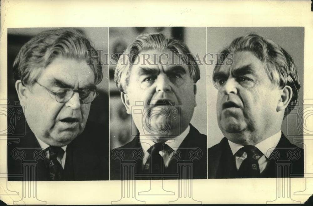 1941 Press Photo UMW President John Lewis reads letter to President Roosevelt