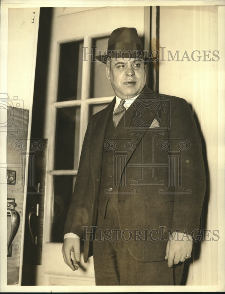 1938 Press Photo Francisco Najera extends Mexico's gratitude at the White House