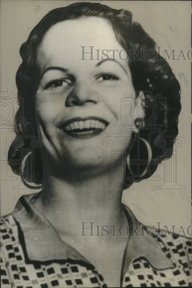 1938 Press Photo Close up of Mildred Gaylon - sba26959